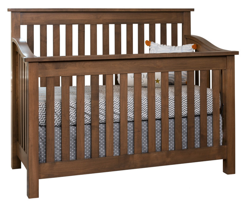 Amish 4 in 1 Convertible Baby Crib - Maddon